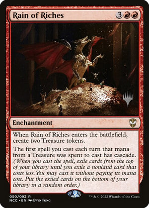 Rain of Riches (50p) [New Capenna Commander Promos]