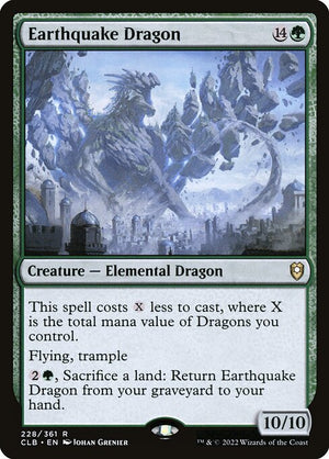 Earthquake Dragon (228) [Commander Legends: Battle for Baldur's Gate]