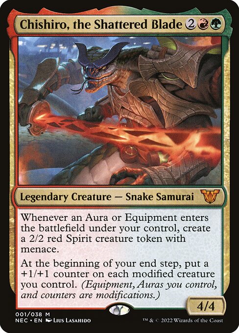 Chishiro, the Shattered Blade (1) [Neon Dynasty Commander]