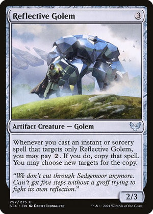 Reflective Golem (257) [Strixhaven: School of Mages]