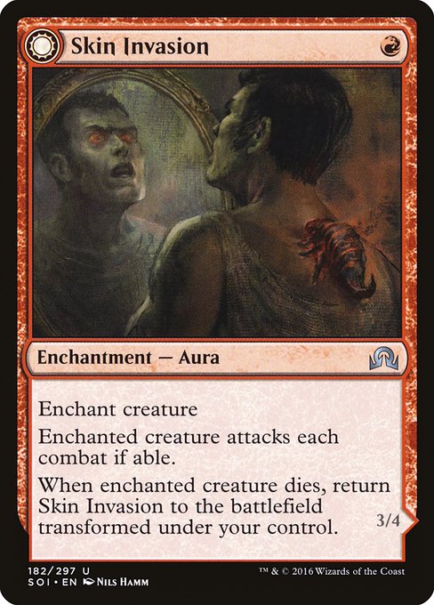 Skin Invasion // Skin Shedder (182) [Shadows over Innistrad]