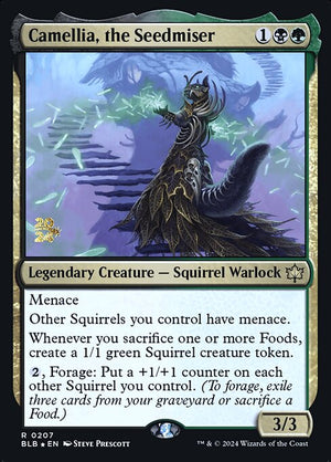 Camellia, the Seedmiser (207s) [Bloomburrow Promos]