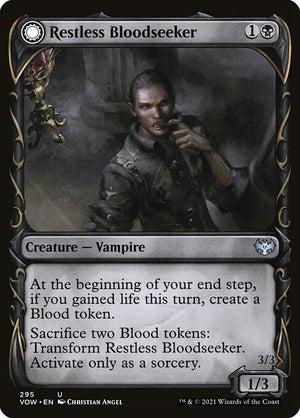 Restless Bloodseeker // Bloodsoaked Reveler (295) [Innistrad: Crimson Vow] [Showcase]