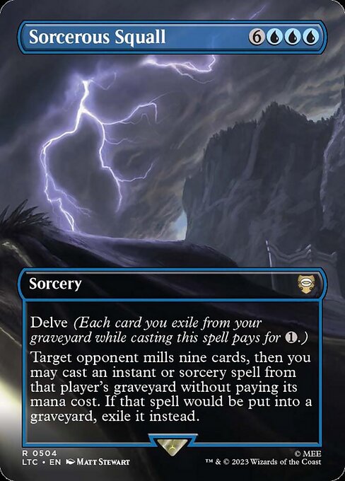 Sorcerous Squall (504) [Tales of Middle-earth Commander] [Borderless]