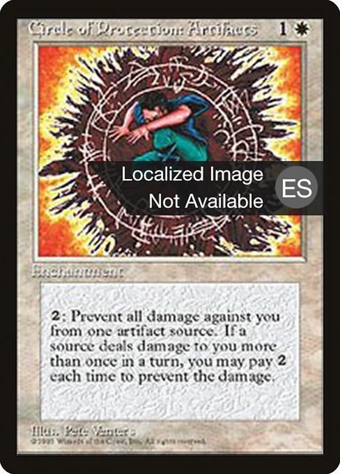 Circle of Protection: Artifacts (13) [Fourth Edition Foreign Black Border]
