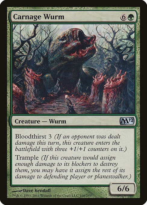 Carnage Wurm (168) [Magic 2012]