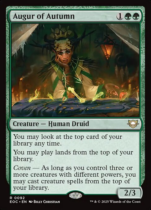 Augur of Autumn (92) [Edge of Eternities Commander]