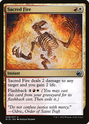 Sacred Fire (239) [Innistrad: Midnight Hunt]
