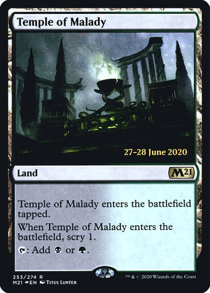 Temple of Malady (253s) [Core Set 2021 Promos]