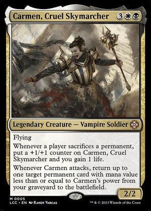 Carmen, Cruel Skymarcher (5) [The Lost Caverns of Ixalan Commander]