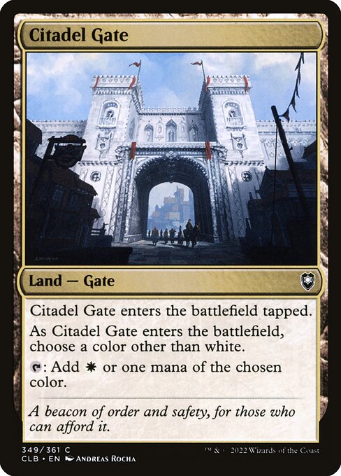 Citadel Gate (349) [Commander Legends: Battle for Baldur's Gate]