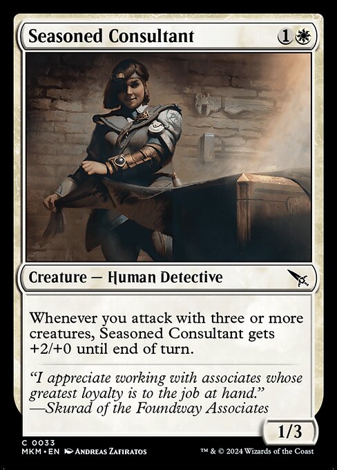 Seasoned Consultant (33) [Murders at Karlov Manor]