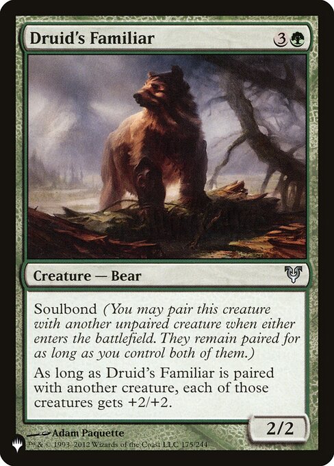 Druid's Familiar (AVR-175) [The List]