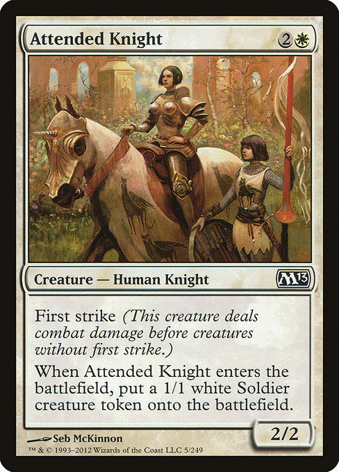 Attended Knight (5) [Magic 2013]
