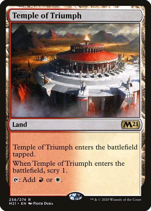 Temple of Triumph (256p) [Core Set 2021 Promos]