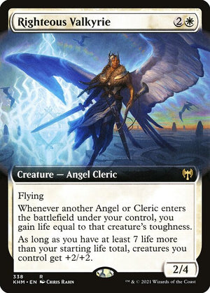 Righteous Valkyrie (338) [Kaldheim] [Extended Art]