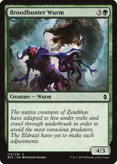 Broodhunter Wurm (171) [Battle for Zendikar]