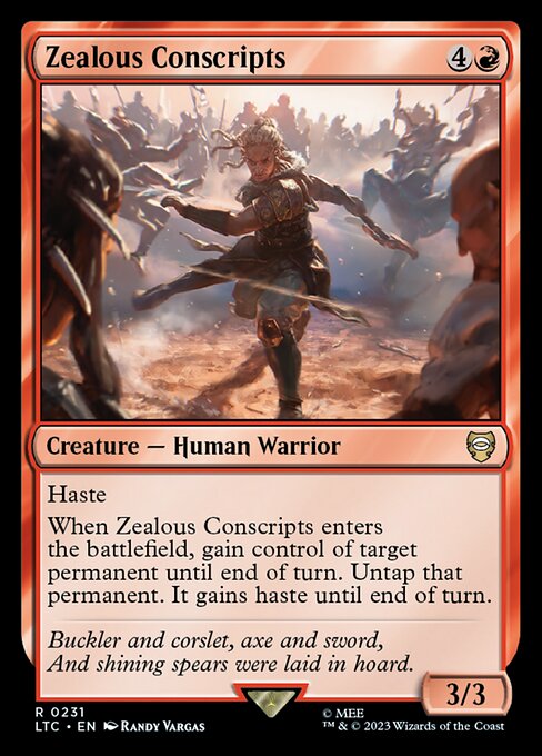 Zealous Conscripts (231) [Tales of Middle-earth Commander]