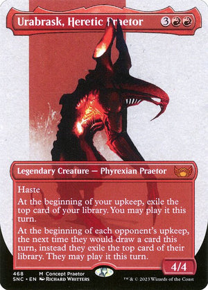 Urabrask, Heretic Praetor (468) [Streets of New Capenna] [Borderless]