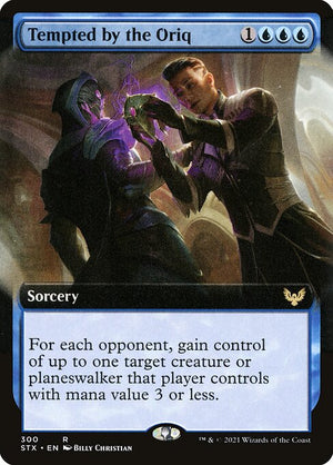 Tempted by the Oriq (300) [Strixhaven: School of Mages] [Extended Art]