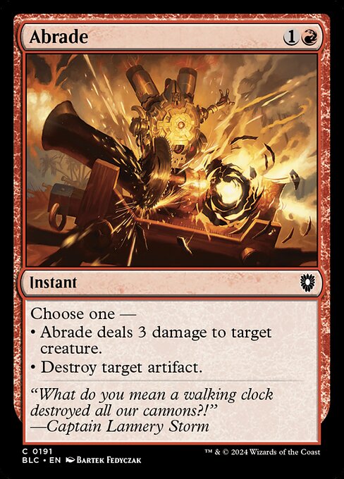 Abrade (191) [Bloomburrow Commander]