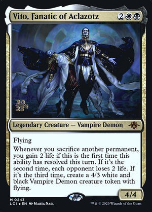 Vito, Fanatic of Aclazotz (243s) [The Lost Caverns of Ixalan Promos]