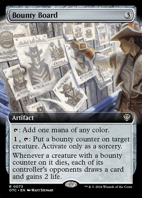 Bounty Board (73) [Outlaws of Thunder Junction Commander]