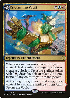 Storm the Vault // Vault of Catlacan (173) [Rivals of Ixalan]