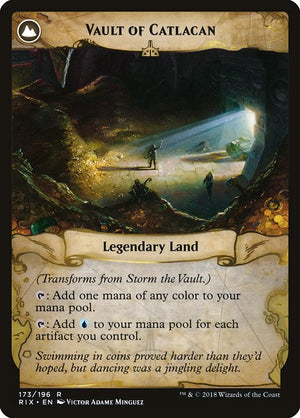 Storm the Vault // Vault of Catlacan (173) [Rivals of Ixalan] Reverse