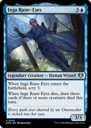 Inga Rune-Eyes (100) [Commander Masters]