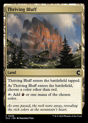 Thriving Bluff (249) [Ravnica: Clue Edition]