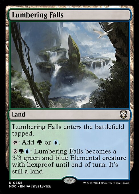 Lumbering Falls (355) [Modern Horizons 3 Commander]