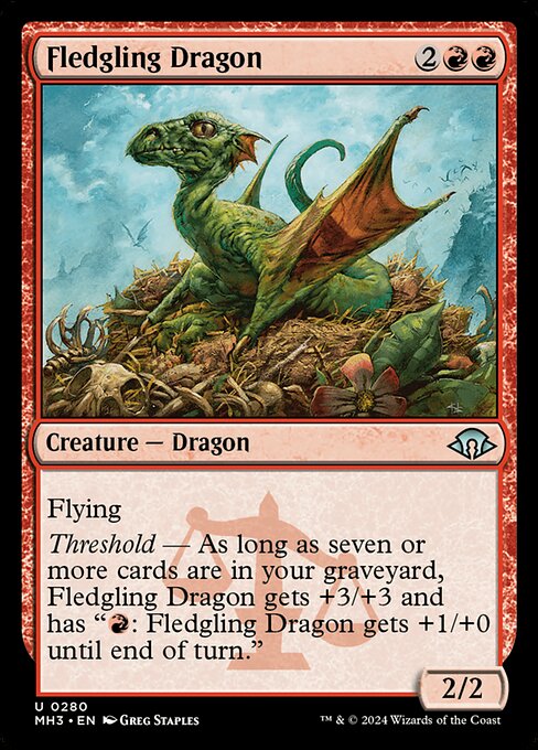 Fledgling Dragon (280) [Modern Horizons 3]