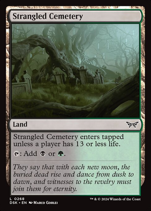 Strangled Cemetery (268) [Duskmourn: House of Horror]
