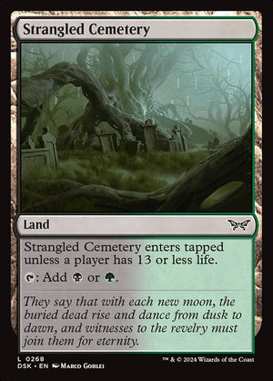 Strangled Cemetery (268) [Duskmourn: House of Horror]