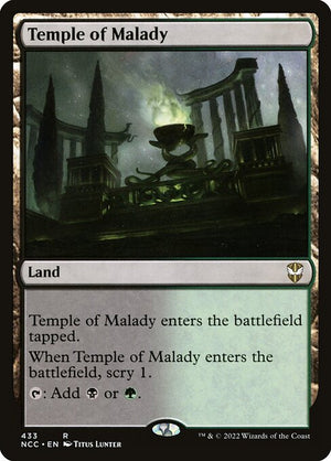 Temple of Malady (433) [New Capenna Commander]