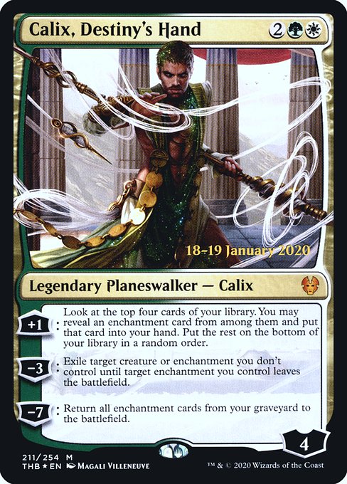 Calix, Destiny's Hand (211s) [Theros Beyond Death Promos]
