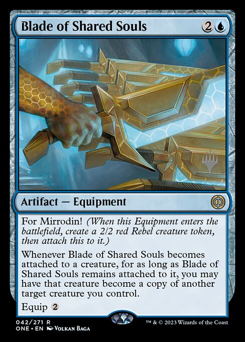Blade of Shared Souls (42p) [Phyrexia: All Will Be One Promos]