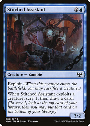 Stitched Assistant (81) [Innistrad: Crimson Vow]