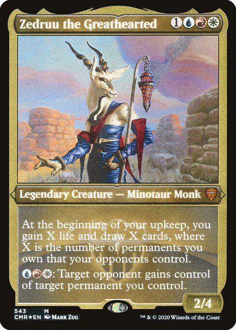 Zedruu the Greathearted (543) [Commander Legends] [Etched]