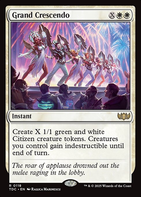 Grand Crescendo (118) [Tarkir: Dragonstorm Commander]