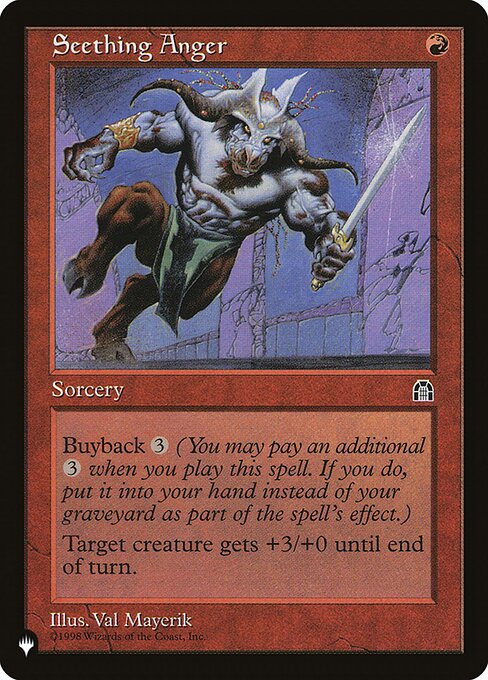 Seething Anger (STH-96) [The List]