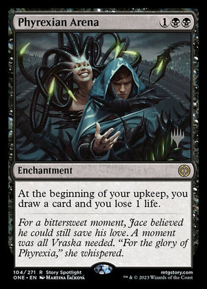 Phyrexian Arena (104p) [Phyrexia: All Will Be One Promos]