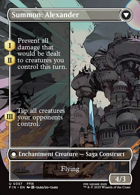Crystal Fragments // Summon: Alexander (357) [Final Fantasy] Reverse