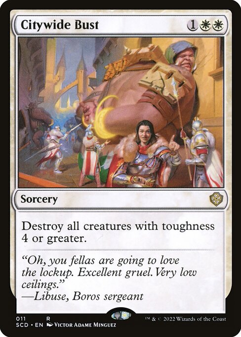Citywide Bust (11) [Starter Commander Decks]