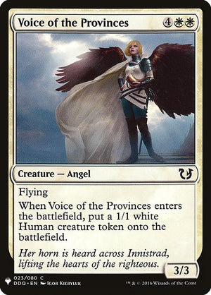 Voice of the Provinces (DDQ-23) [The List]