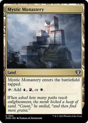 Mystic Monastery (1014) [Commander Masters]