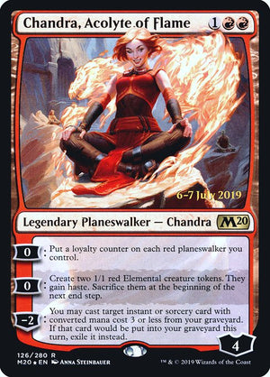 Chandra, Acolyte of Flame (126s) [Core Set 2020 Promos]