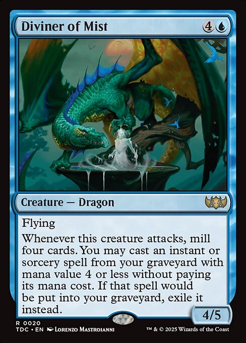 Diviner of Mist (20) [Tarkir: Dragonstorm Commander]