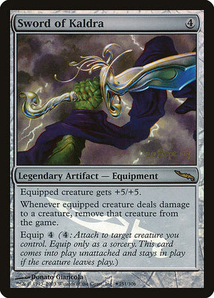 Sword of Kaldra (251★) [Mirrodin Promos]